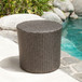 Keaton - Barrel Side Table - Gray