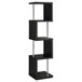 4 Tier Bookcase With Accents