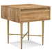 Fallon - End Table With Drawer - Natural