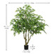 Artificial Banyan Tree With A Trunk And Lifelike Leaves, For Indoor And Outdoor Use - Green