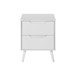 Modern Accent Table With Storage Drawers