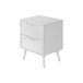 Modern Accent Table With Storage Drawers