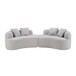Curved 4 Seater Full Compression Sponge Sofa