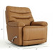 Oslo Antelope - Swivel Glider Recliner With Manual Footrest