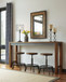 Torjin - Long Counter Table - Dark Brown