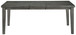 Hallanden - Rectangular Dining Room Butterfly Extension Table - Gray