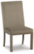 Chrestner - Dining UPH Side Chair (Set of 2) - Gray / Brown