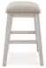 Skempton - Upholstered Stool (Set of 2) - White