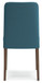 Lyncott - Dining Uph Side Chair (Set of 2) - Blue / Brown
