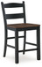 Valebeck - Barstool (Set of 2) - Black / Brown