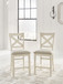 Robbinsdale - Upholstered Barstool (Set of 2) - Antique White