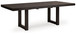 Neymorton - Rectangular Dining Room Butterfly Extension Table - Dark Grayish Brown
