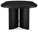 Rowanbeck - Oval Dining Room Table - Black