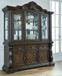 Maylee - Dining Buffet And Hutch - Dark Brown