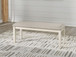 Robbinsdale - Large Upholstered Dining Room Bench - Antique White