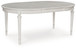 Montelaine - Oval Dining Room Extension Table - Antique White