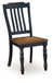 Clorazi - Dining Room Side Chair (Set of 2) - Black / Brown