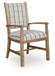 Ridgester - Dining Upholstered Arm Chair (Set of 2) - Light Brown
