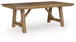 Ridgester - Rectangular Dining Room Extension Table - Light Brown
