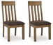 Urbinforte - Dining Upholstered Side Chair (Set of 2) - Light Brown