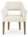 Marxmore - Dining Upholstered Arm Chair (Set of 2) - Beige / Brown