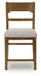 Cabalynn - Upholstered Barstool (Set of 2) - Oatmeal / Light Brown