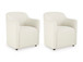 Radkin - Dining Upholstered Arm Chair (Set of 2) - Off White
