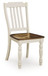 Wirloni - Dining Room Side Chair (Set of 2) - Antique White / Brown