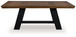 Greddinton - Dining Extension Table - Brown / Black
