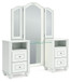 Kozlani - Vanity With Mirror - White