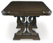 Maylee - 11 Pc. - Dining Extension Table, 4 Side Chairs, 2 Arm Chairs, Storage Bench, Buffet And Hutch - Dark Brown