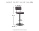Strumford - Tall Swivel Barstool (Set of 2)