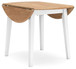 Gesthaven - Round Dining Room Drop Leaf Table Set