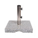 Umbrella Holder Square 55 Lbs Umbrella Base - Natural / Gray