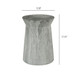 Round Outdoor End Table - Marble
