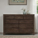 9 Drawer Dresser - Brown - Wood