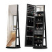 Swivel Jewelry Cabinet With Full Length Mirror