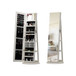 Swivel Jewelry Cabinet With Full Length Mirror