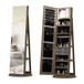 Swivel Jewelry Cabinet With Full Length Mirror