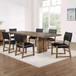 Atmore - 7 Piece Dining Set (Table And 6 Chairs) - Dark Brown