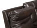 Fortuna - Recliner Console Loveseat - Dark Brown