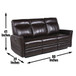 Coachella - Recliner Sofa - Brown