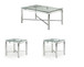 Nova - 3 Piece Occasional Table Set - Gray