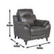 Trento - Dual Power Recliner - Charcoal