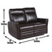 Coachella - Recliner Loveseat - Brown