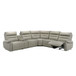 Jayke - Power Motion Sectional Sofa - Light Gray