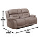 Aria - Power / Power Loveseat With Console
