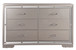 Alana - Dresser - Silver Champagne