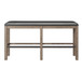 Bar Height Bench - Brown