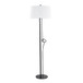 Shadow Contemporary Floor Lamp - Black / White